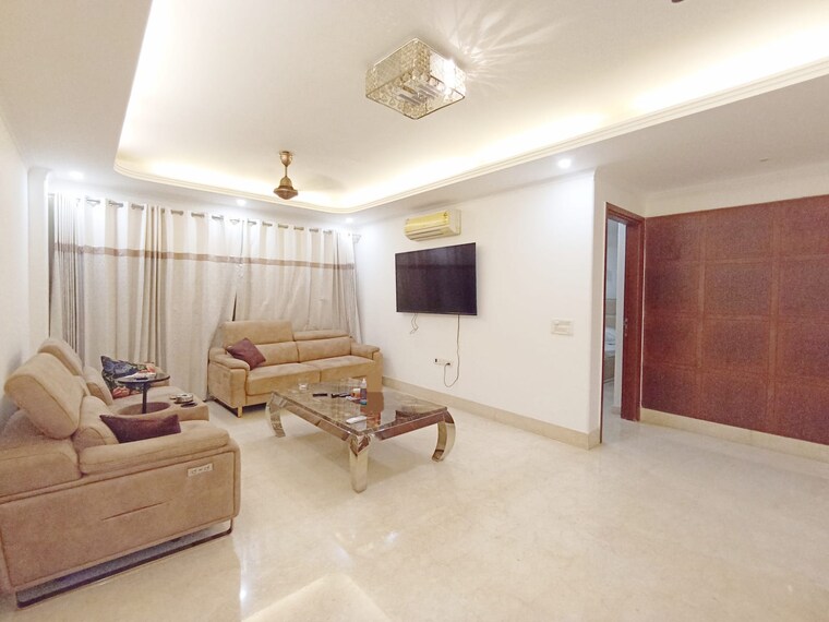 Living Room, pamposh enclave 3 Bedroom 2500 Sq.Ft. Apartment In Pamposh Enclave Delhi 9478492