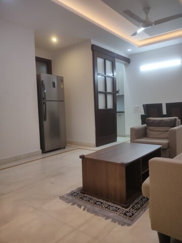 Living Room in 3 BHK Apartment at Saket – for Rent