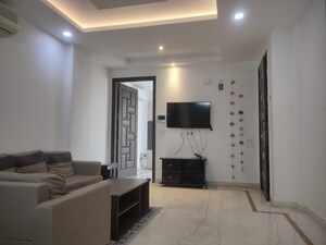 Living Room in 3 BHK Apartment at Saket – for Rent
