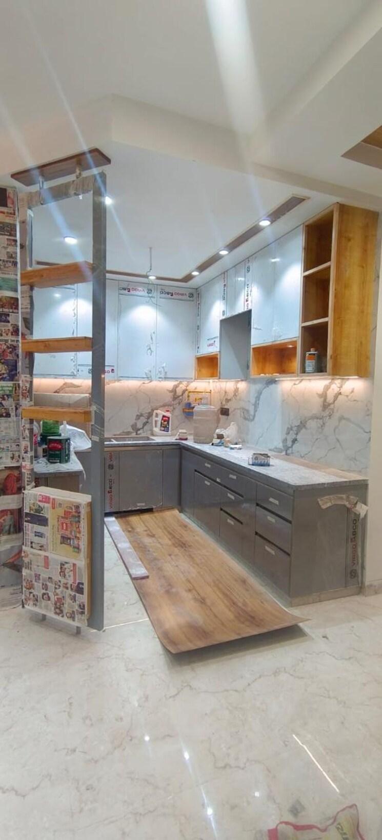 Kitchen, chittaranjan park 3 Bedroom 1250 Sq.Ft. Builder Floor In Chittaranjan Park Delhi 9478556