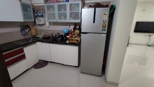 Kitchen in 2 BHK Builder Floor at S L P Jubilee Park, Warje – for Rent