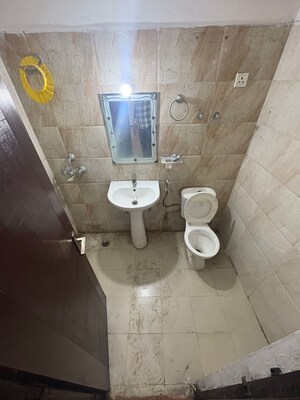 Bathroom in 2 BHK Apartment at Ajnara Homes, Sector 16b Greater Noida – for Rent