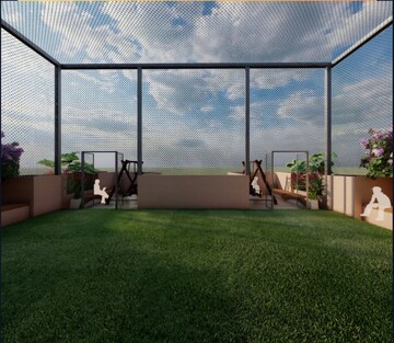 Terrace in 1 BHK Apartment at Aditya Breeze, Malad West – for Sale