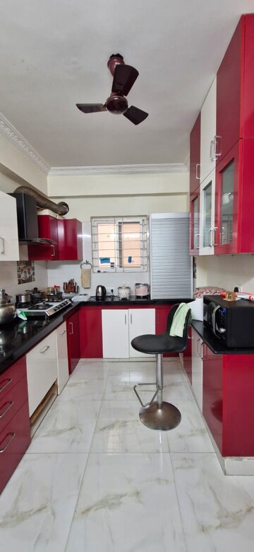 Kitchen in 3 BHK Builder Floor at Kondapur – for Rent