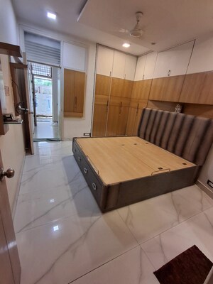 Master Bedroom in 3.5 BHK Builder Floor at RWA Hauz Khas Block C 5, Hauz Khas – for Rent