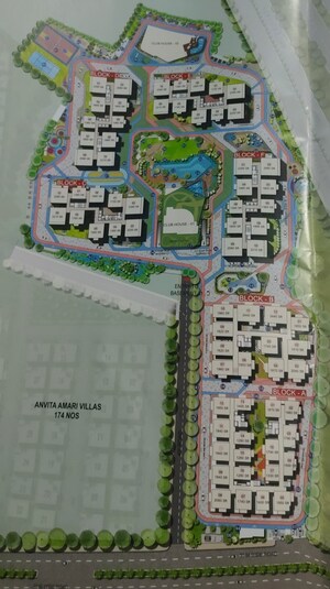 Master Plan in 3 BHK Apartment at Anvita Ivana, Kollur – for Sale
