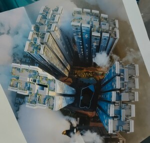 Staircase in 3 BHK Apartment at Anvita Ivana, Kollur – for Sale