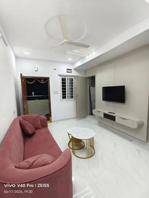 Living Room in 1 BHK Builder Floor at Kondapur – for Rent