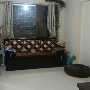 Living Room in 1 BHK Apartment at Bhandup West – for Sale