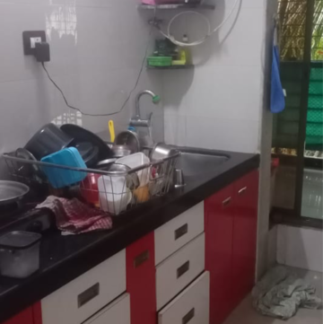 Kitchen in 1 BHK Apartment at Beauty Heights, Sadan Wadi – for Sale