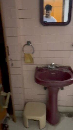 Bathroom in 2 BHK Builder Floor at Malviya Nagar – for Rent