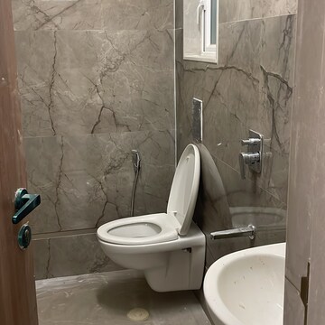 Bathroom in 1 BHK Apartment at Adityaraj Building, Vikhroli East – for Rent