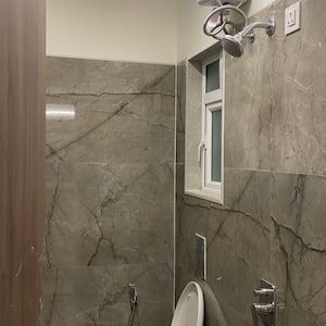 Bathroom in 1 BHK Apartment at Adityaraj Building, Vikhroli East – for Rent