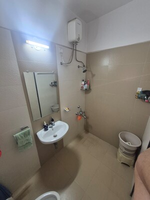 Bathroom in 3 BHK Apartment at Reelicon Alpine Ridge, Baner – for Rent