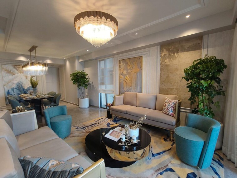 Living Room, lodha-aura 4 Bedroom 1468 Sq.Ft. Apartment In Wadala Mumbai 9479053