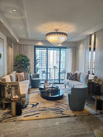 Living Room in 4 BHK Apartment at Lodha Aura, Wadala – for Sale