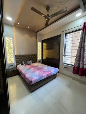 Bedroom in 3 BHK Apartment at Lodha Luxuria, Majiwada – for Rent