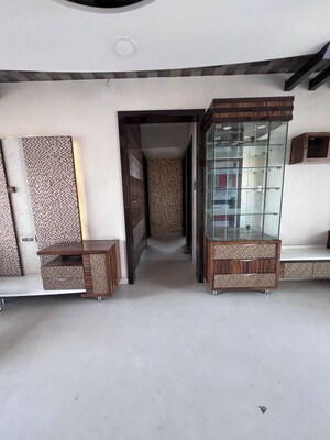 Living Room in 3 BHK Apartment at Lodha Luxuria, Majiwada – for Rent