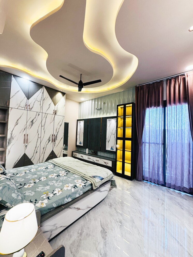 Bedroom, chitrakoot 5 Bedroom 200 Sq.Yd. Independent House In Chitrakoot Jaipur 9479083