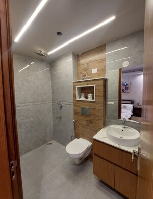 Attached Bathroom in 4 BHK Builder Floor at East Of Kailash – for Rent