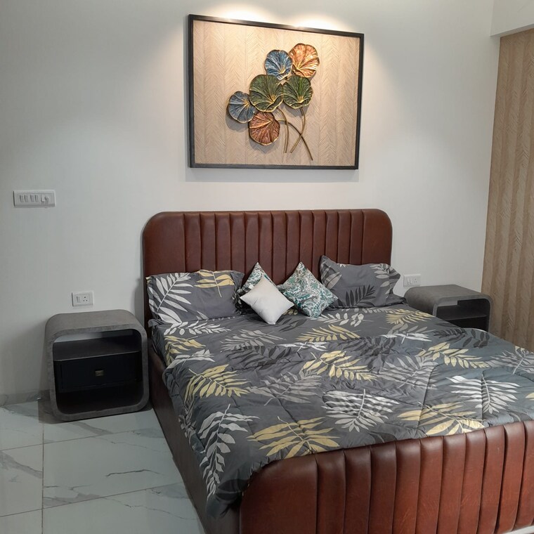 Bedroom, nk-sharma-savitry-greens 3 Bedroom 1735 Sq.Ft. Apartment In Lohgarh Zirakpur 9479099