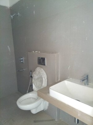 Bathroom in 3 BHK Apartment at Akshar Alvario, Seawoods – for Rent