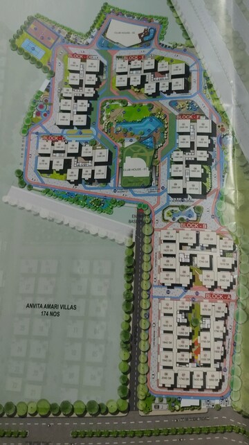 Master Plan in 3 BHK Apartment at Anvita Ivana, Kollur – for Sale