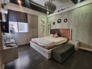 Living Room in 2 BHK Apartment at Pashankar Yin Yang, Kharadi – for Rent