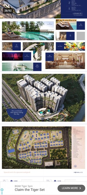 Master Plan in 3 BHK Apartment at Anvita Ivana, Kollur – for Sale