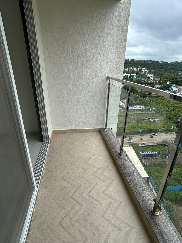 Balcony, sarsan-nancy-hillview 3 Bedroom 1200 Sq.Ft. Apartment In Baner Pune 9479290