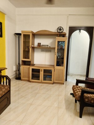 Living Room in 2 BHK Apartment at Neminath Palace, Santacruz East – for Rent