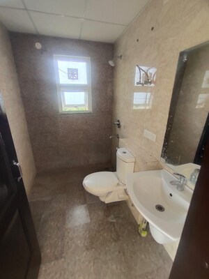 Bathroom in 3 BHK Builder Floor at Omaxe Ambrosia, North Mullanpur – for Rent