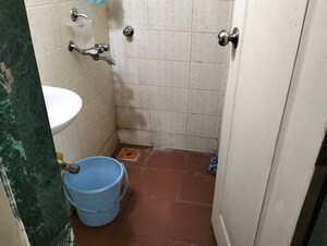 Bathroom in 1 RK Apartment at Sanjay Gandhi Nagar CHS, Malad East – for Rent