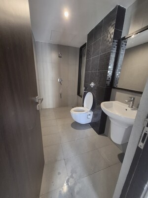 Bathroom in 3 BHK Apartment at Lodha Splendora, Ghodbunder Road – for Rent