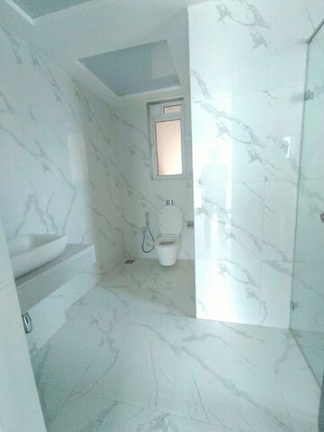 Bathroom in 3 BHK Apartment at Aurum Q Residences, Ghansoli – for Rent