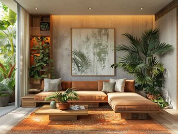 Living Room in 1 RK Apartment at Ashirwad Apartment Panch Pakhadi, Panch Pakhadi – for Rent