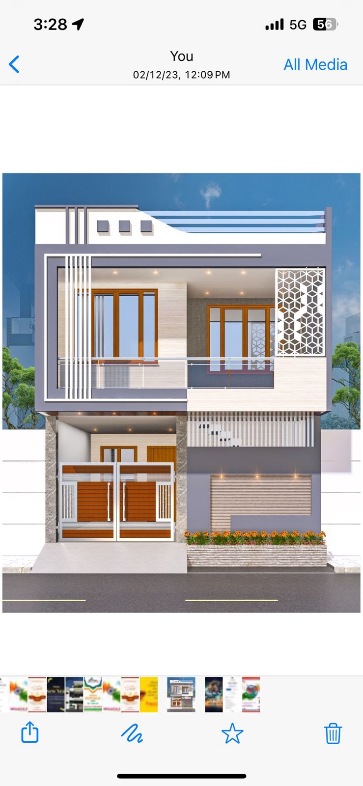 2 BHK + Study Room Independent House For Sale in Amresh Property 