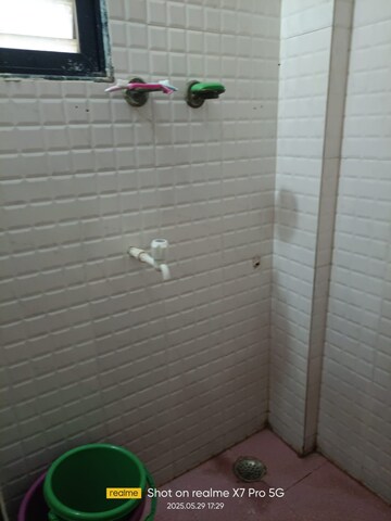 Bathroom in 1 RK Apartment at Yash CHS Panvel, Panvel Sector 4 – for Sale