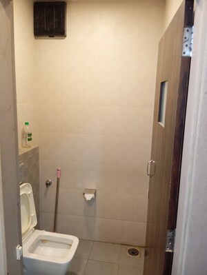 Bathroom in  Office Space at Rupa Solitaire, Kopar Khairane – for Rent