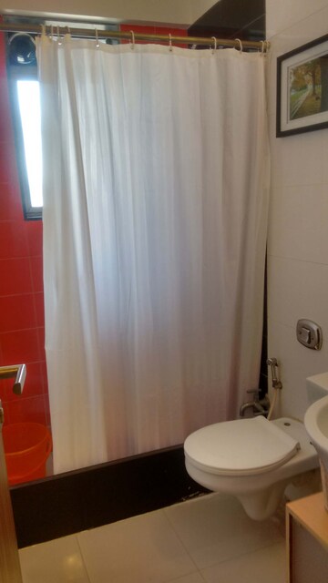 Bathroom in 2 BHK Apartment at Poonam Apartments Worli, Worli – for Sale