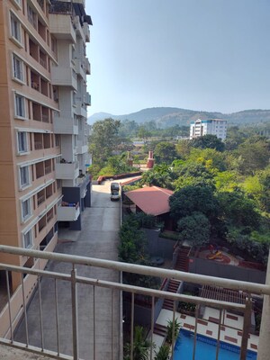 Balcony in 1 BHK Apartment at Pandit Javdekar Red Earth, Pirangut – for Rent
