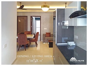 Living Room in 3 BHK Apartment at Shiva Motia Huys, Pir Machalla – for Sale