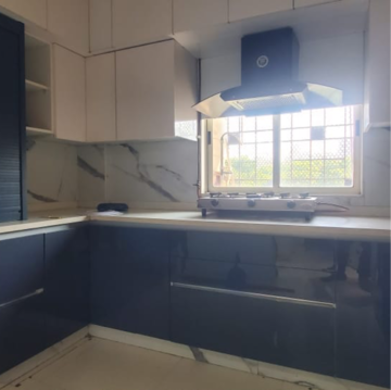 Kitchen in 1 BHK Apartment at Swastik Residency Phase II CHS Ltd, Ghodbunder Road – for Rent