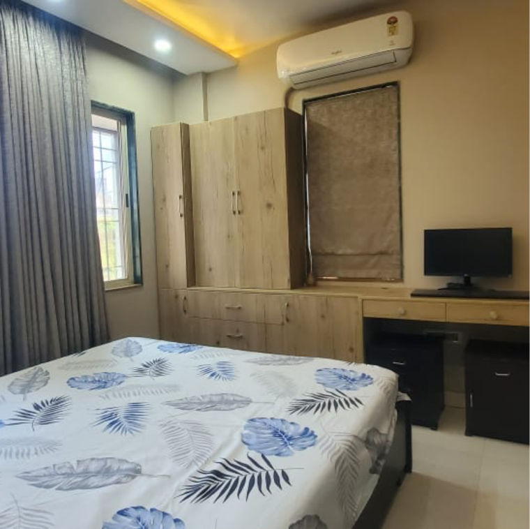 Bedroom, swastik-residency-phase-ii-chs-ltd 1 Bedroom 450 Sq.Ft. Apartment In Ghodbunder Road Thane 9479730