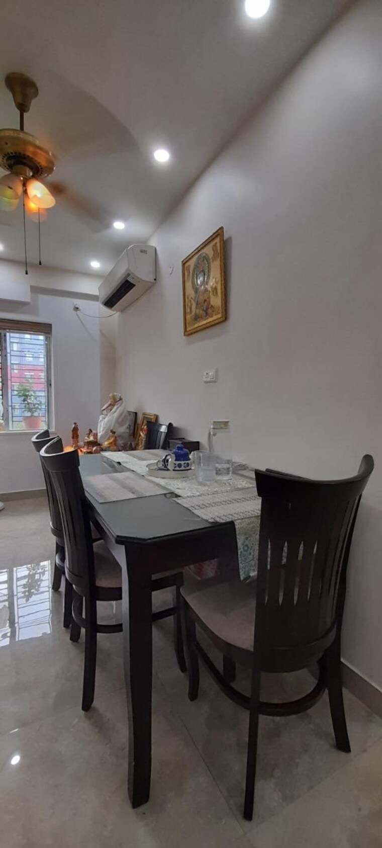 Dining area, sunshine-enclave-new-town 3 Bedroom 1230 Sq.Ft. Apartment In New Town Kolkata 9479764