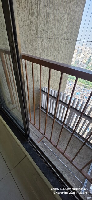 Balcony in 1 BHK Apartment at Chandak 34 Park Estate, Goregaon West – for Sale