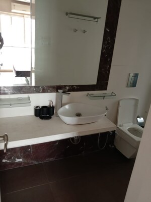 Attached Bathroom in 3 BHK Apartment at Sumer Trinity Towers, Prabhadevi – for Rent