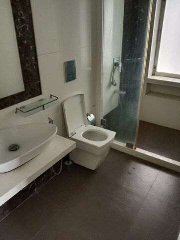 Bathroom in 3 BHK Apartment at Sumer Trinity Towers, Prabhadevi – for Rent