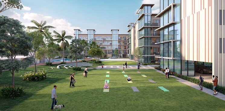 Garden, signature-global-city-79b 3 Bedroom 1525 Sq.Ft. Apartment In Sector 79b Gurgaon 9479845