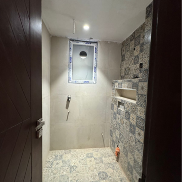 Bathroom in 3 BHK Builder Floor at Chattarpur – for Sale